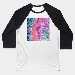 Pink lava flow Baseball T-Shirt